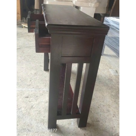 Victoria Walnut : Bàn Trang Trí Gỗ Sồi Console - 100cm 